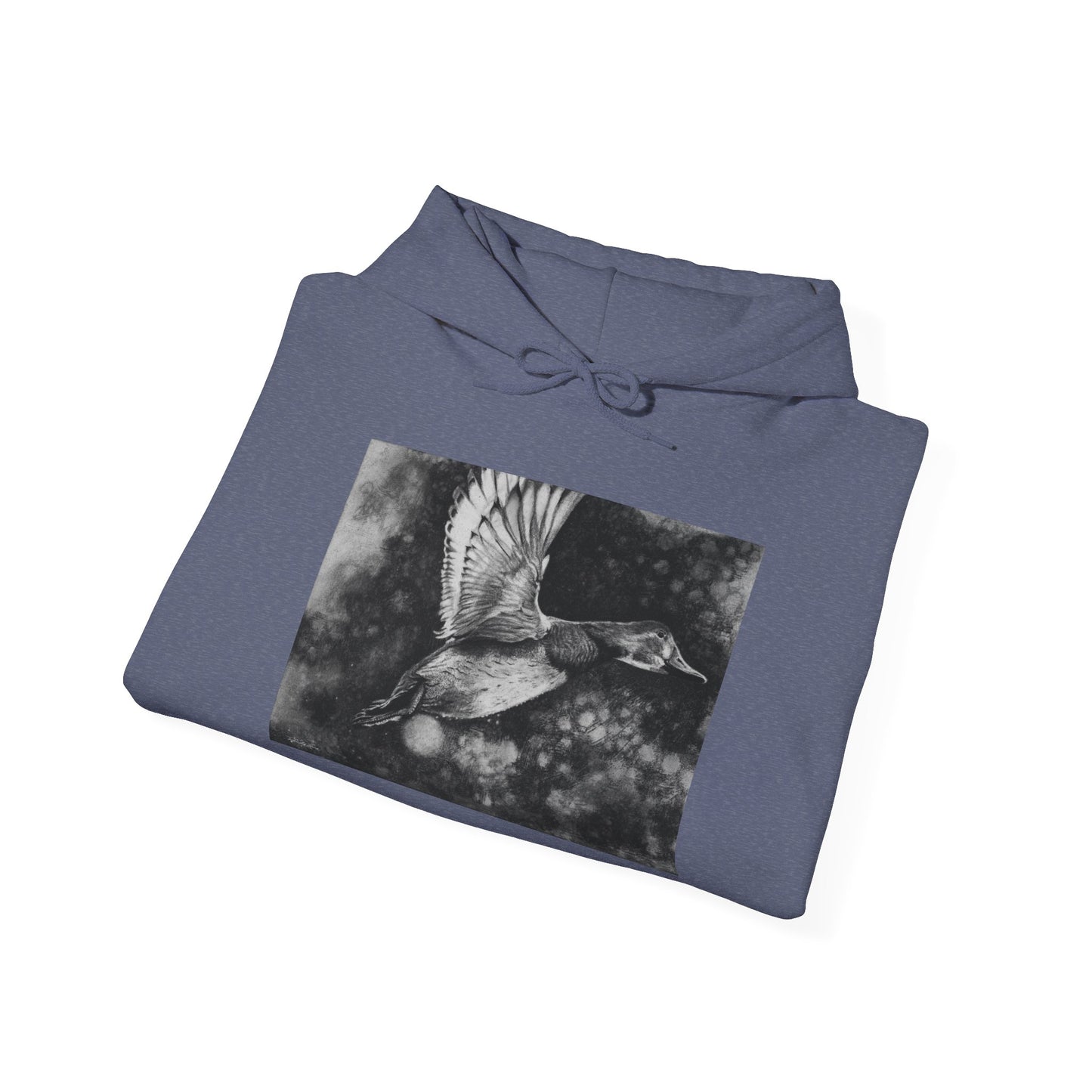 Flare, Flying Duck Unisex Hooded Sweatshirt