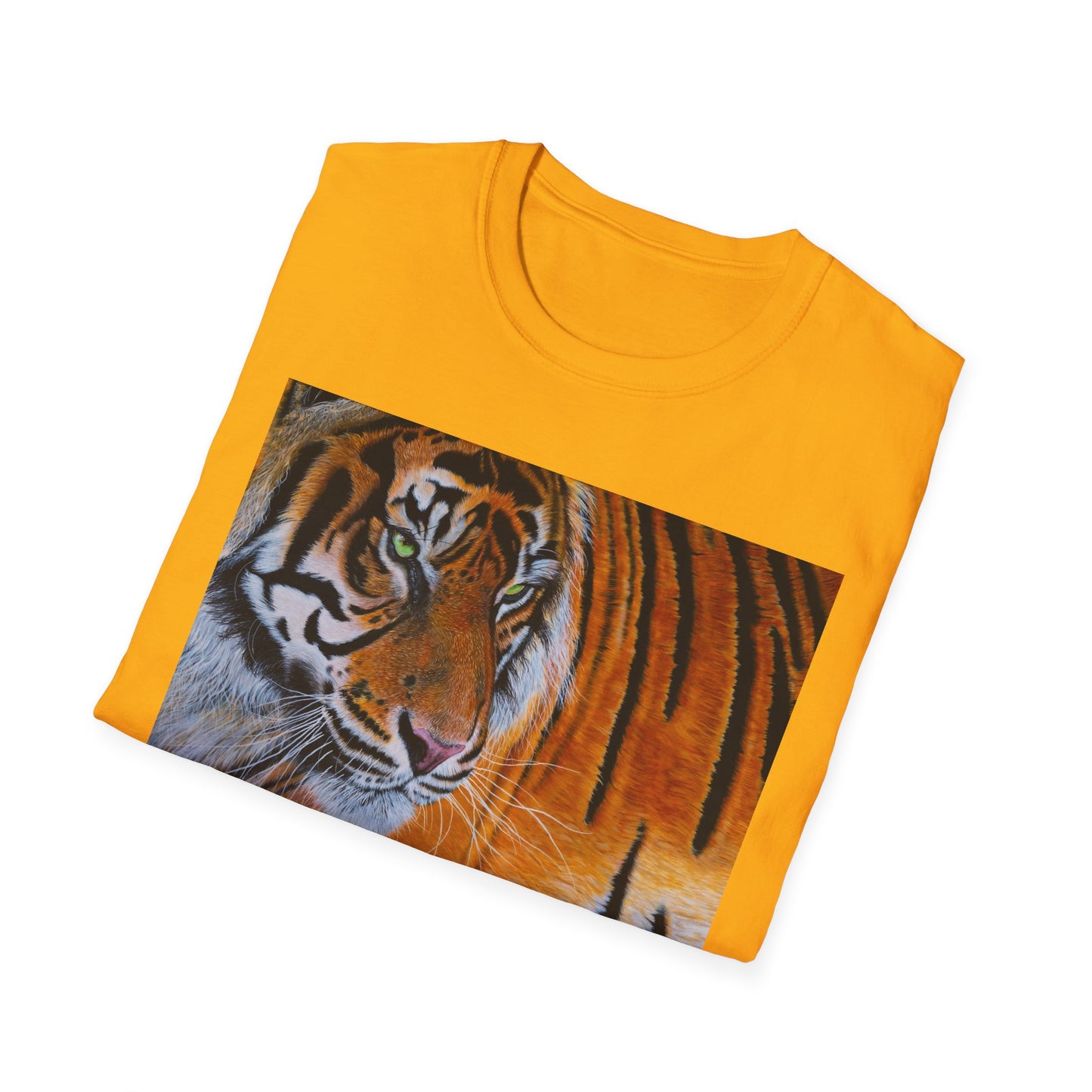 Tiger Stripe, Tiger Graphic T-Shirt, Unisex Softstyle Tee