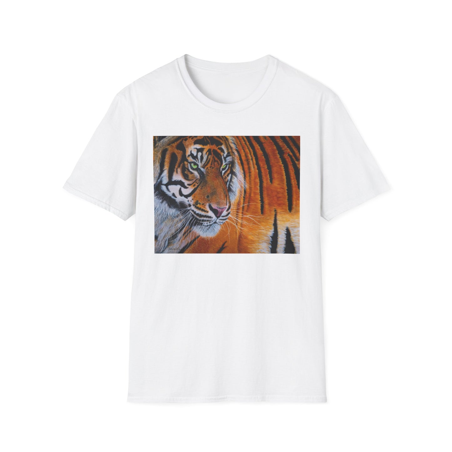 Tiger Stripe, Tiger Graphic T-Shirt, Unisex Softstyle Tee