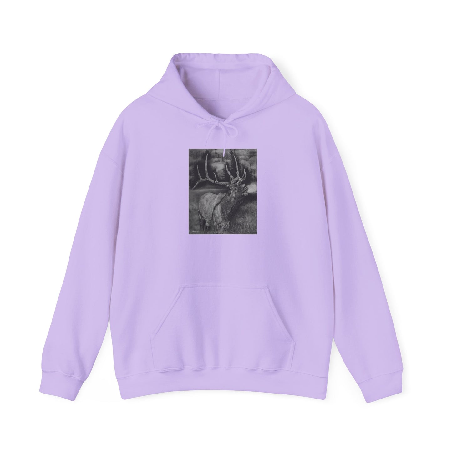 Mountain Music, Elk Unisex Hooded Sweatshirt