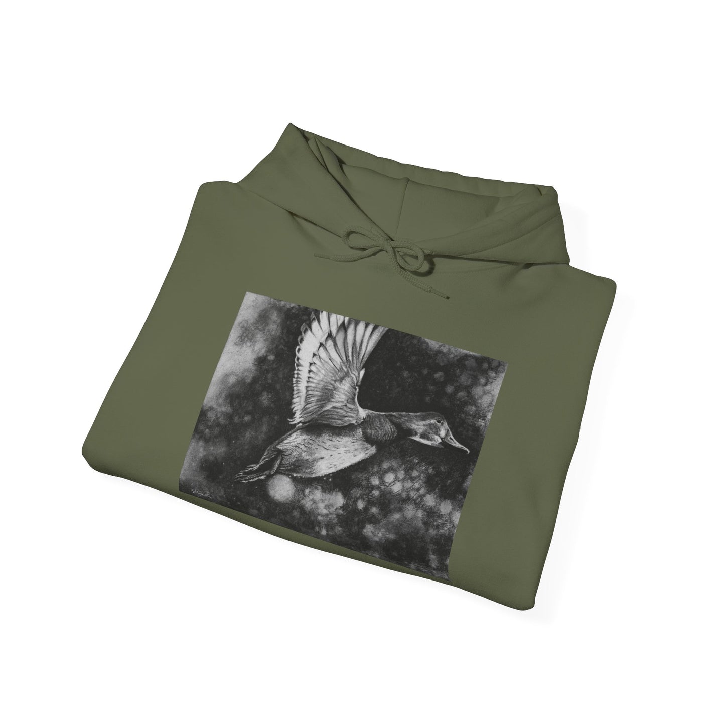 Flare, Flying Duck Unisex Hooded Sweatshirt