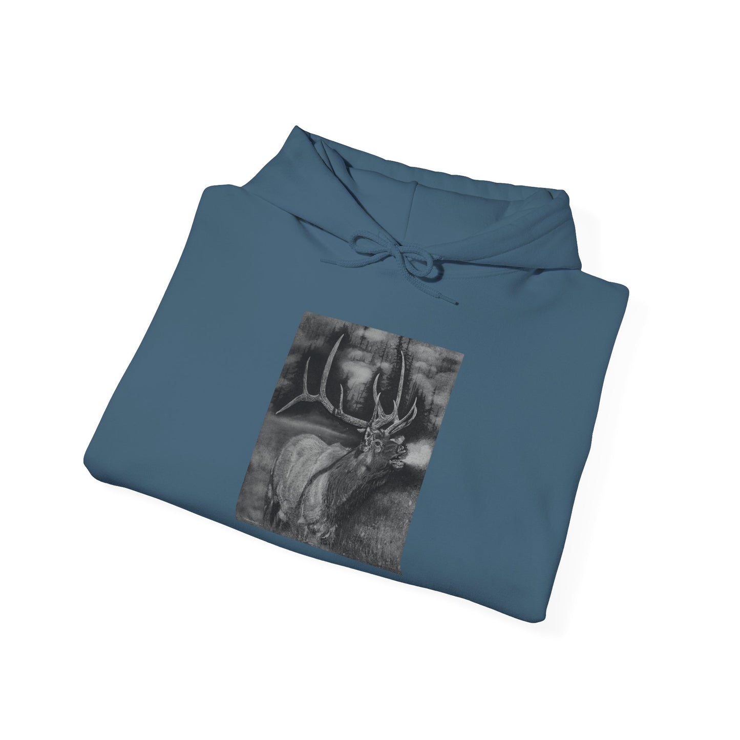 Mountain Music, Elk Unisex Hooded Sweatshirt
