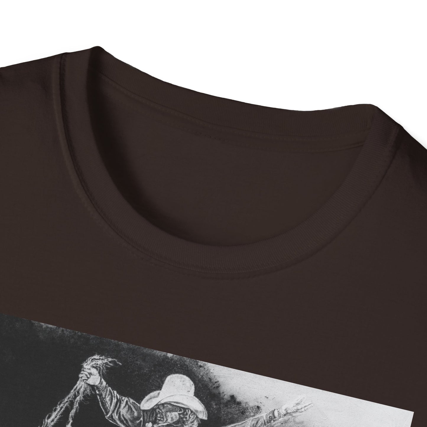 Big Grey, Rodeo Bareback Bronc Painting T-Shirt