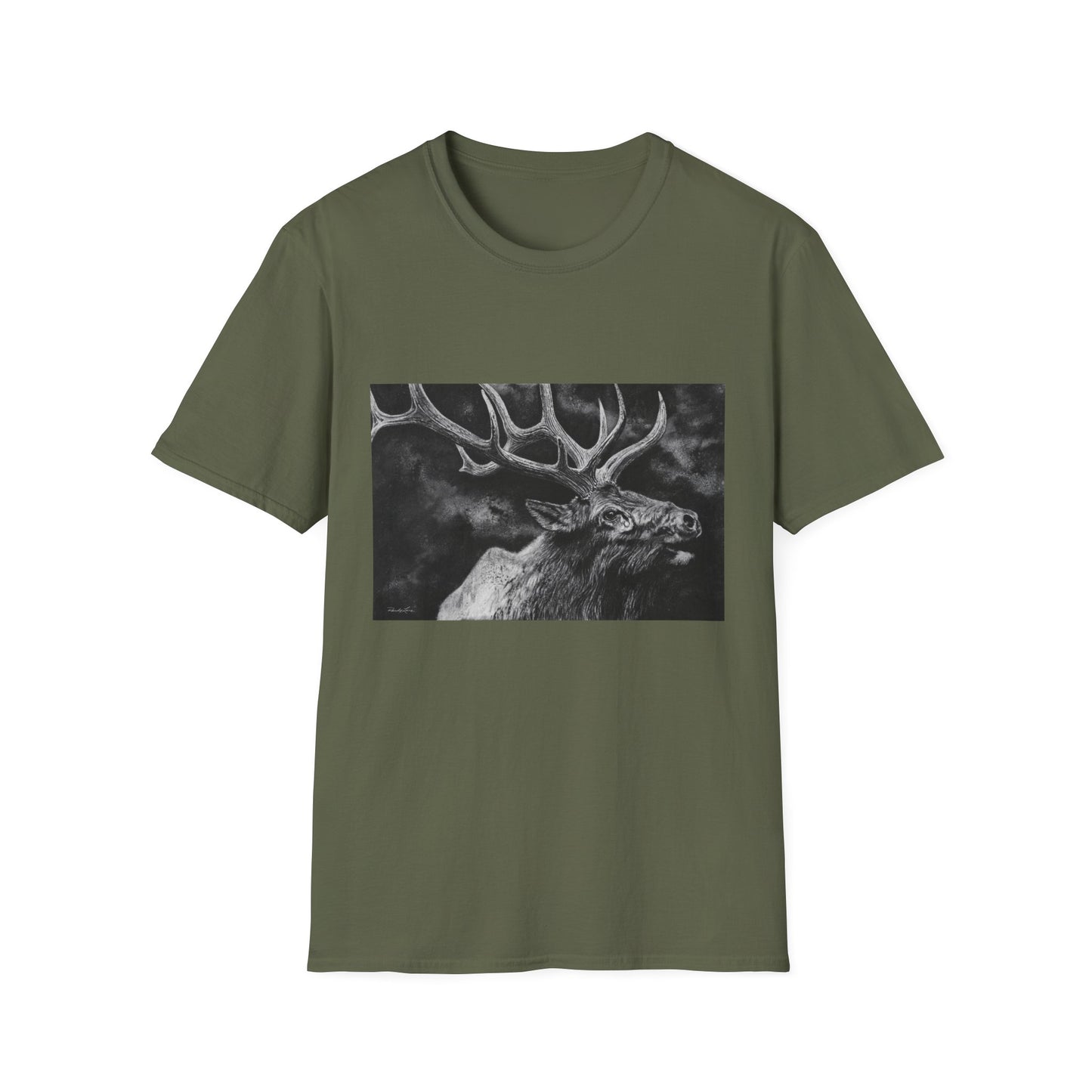 Gladiator, Elk Design Unisex Softstyle Tee