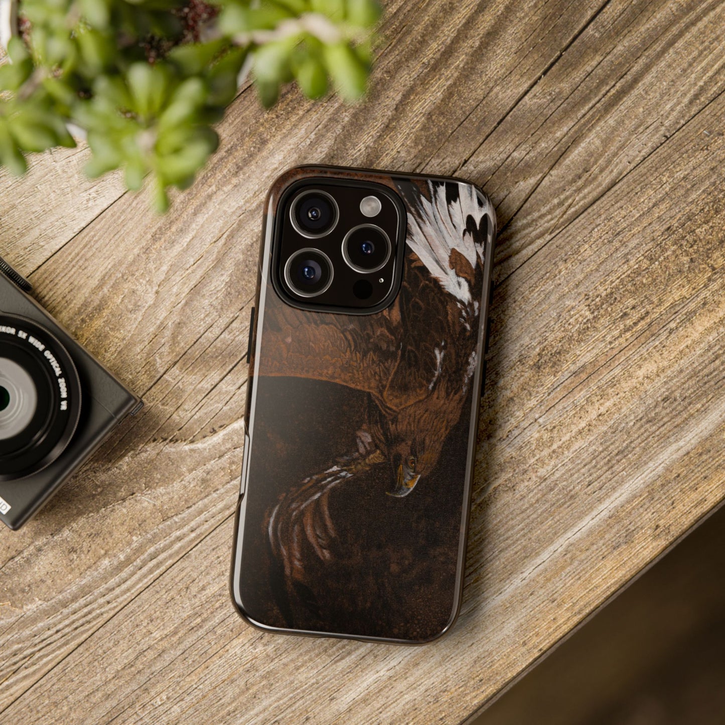 Golden Flight, Eagle Design Phone Case, Tough Cases