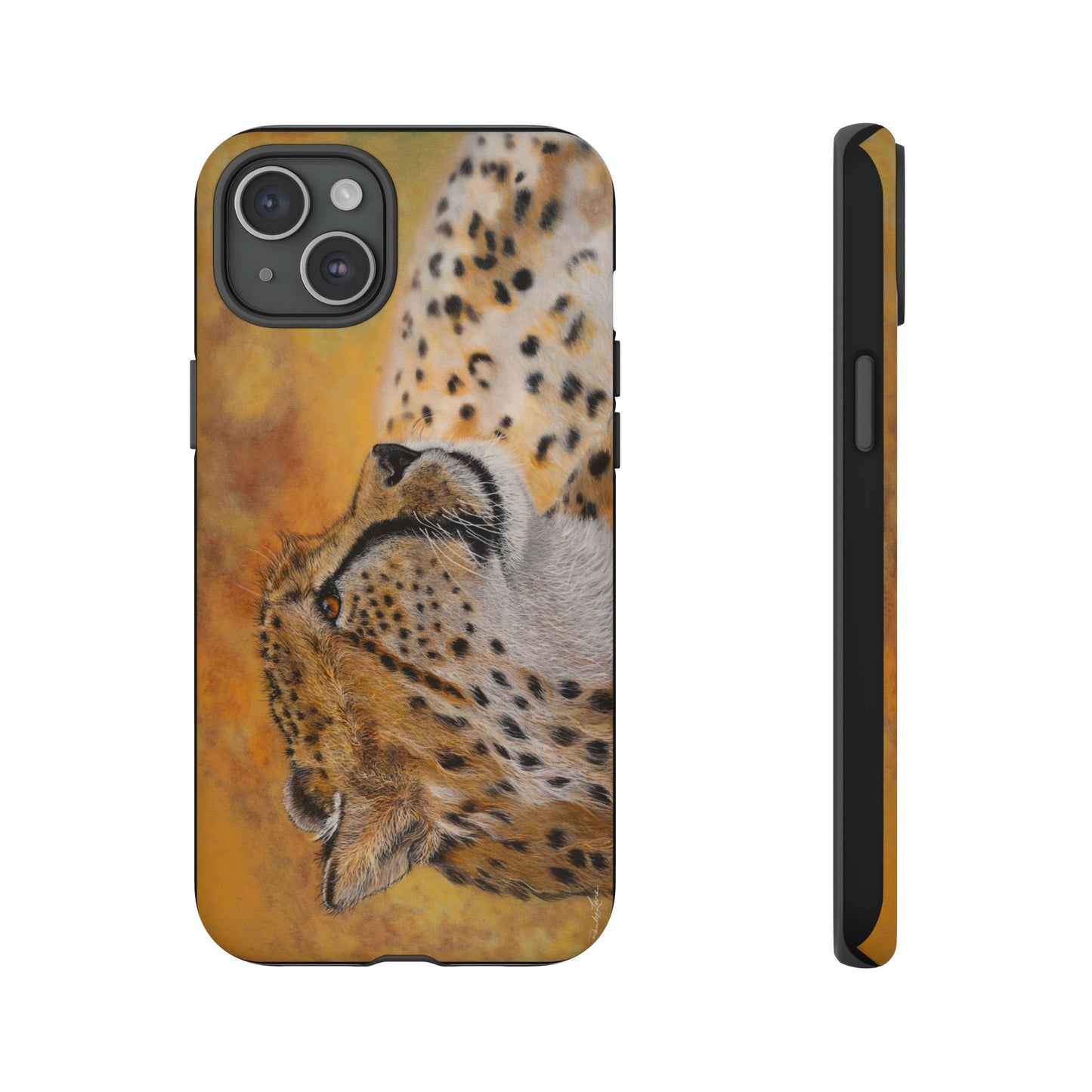 Cheetah Chill, Cheetah Phone Case, Tough Cases