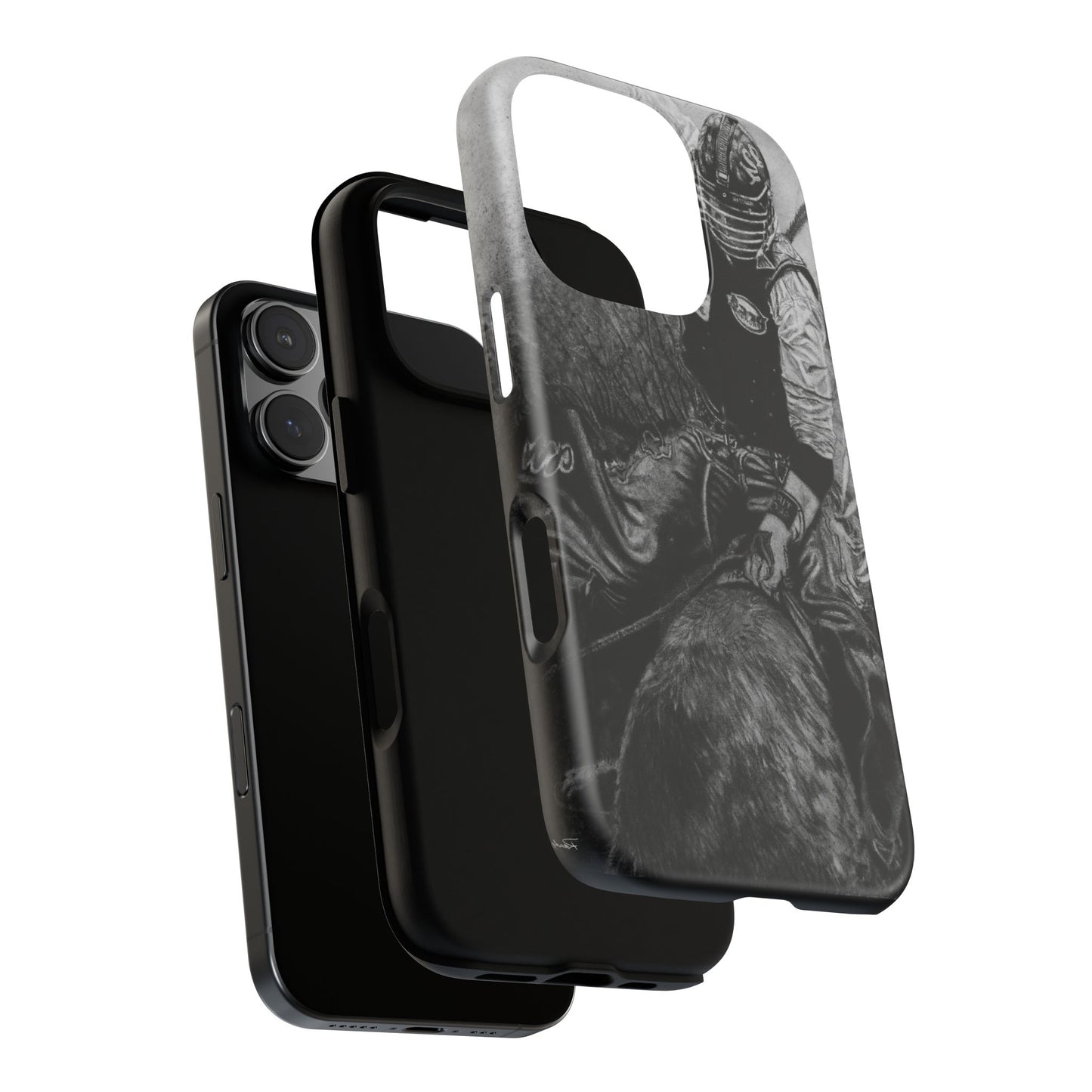 Gettin Frosty. Bull Rider Tough Cases: Durable Phone Case