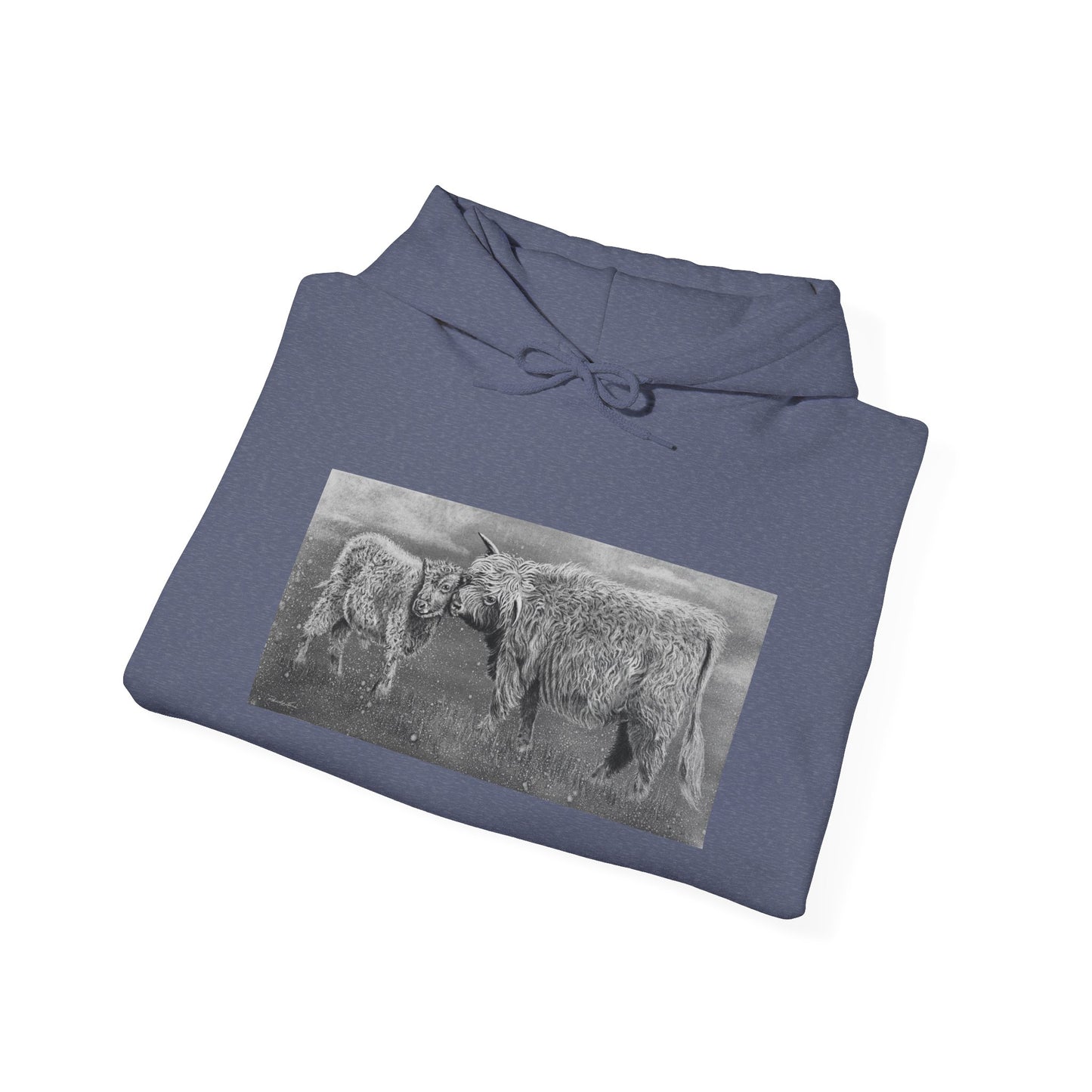 Highland Love, Hoodie, Cozy Unisex Sweatshirt