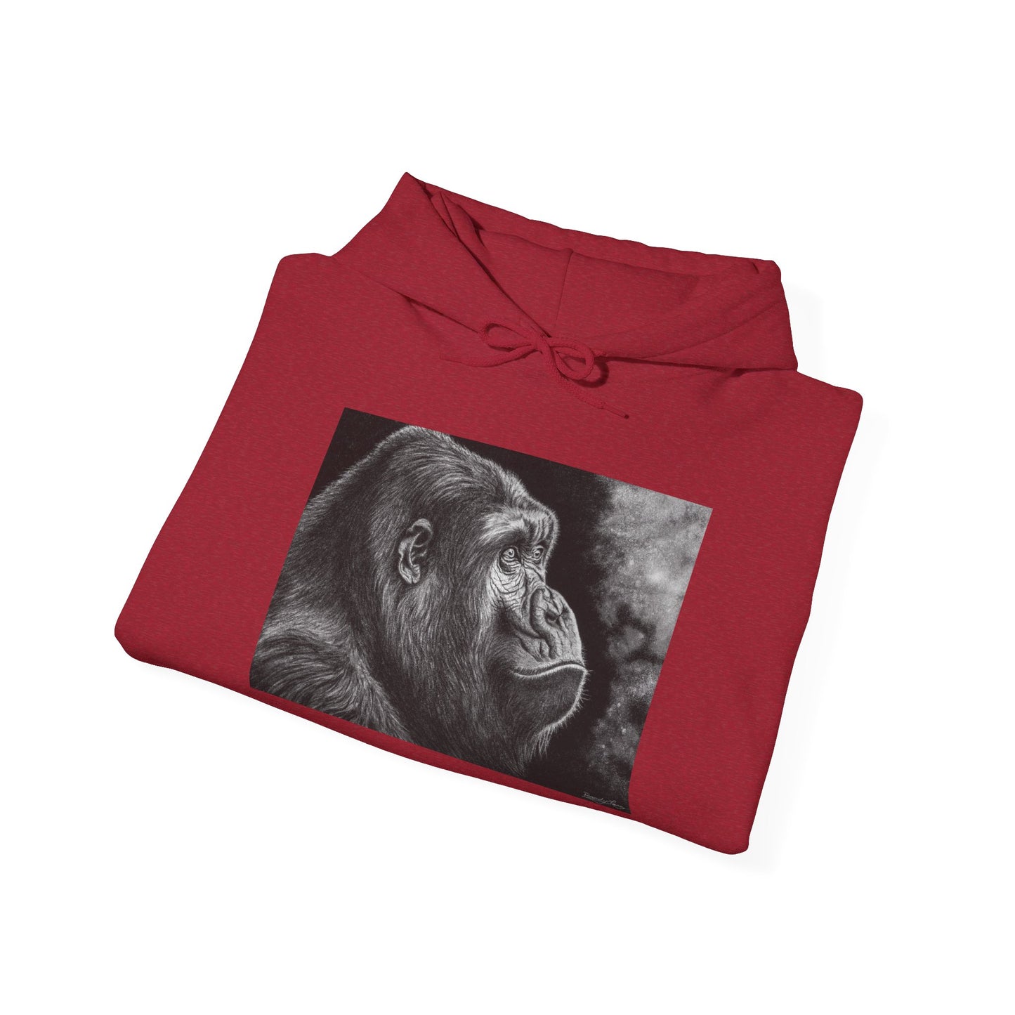 Gorilla Portrait Unisex Hoodie
