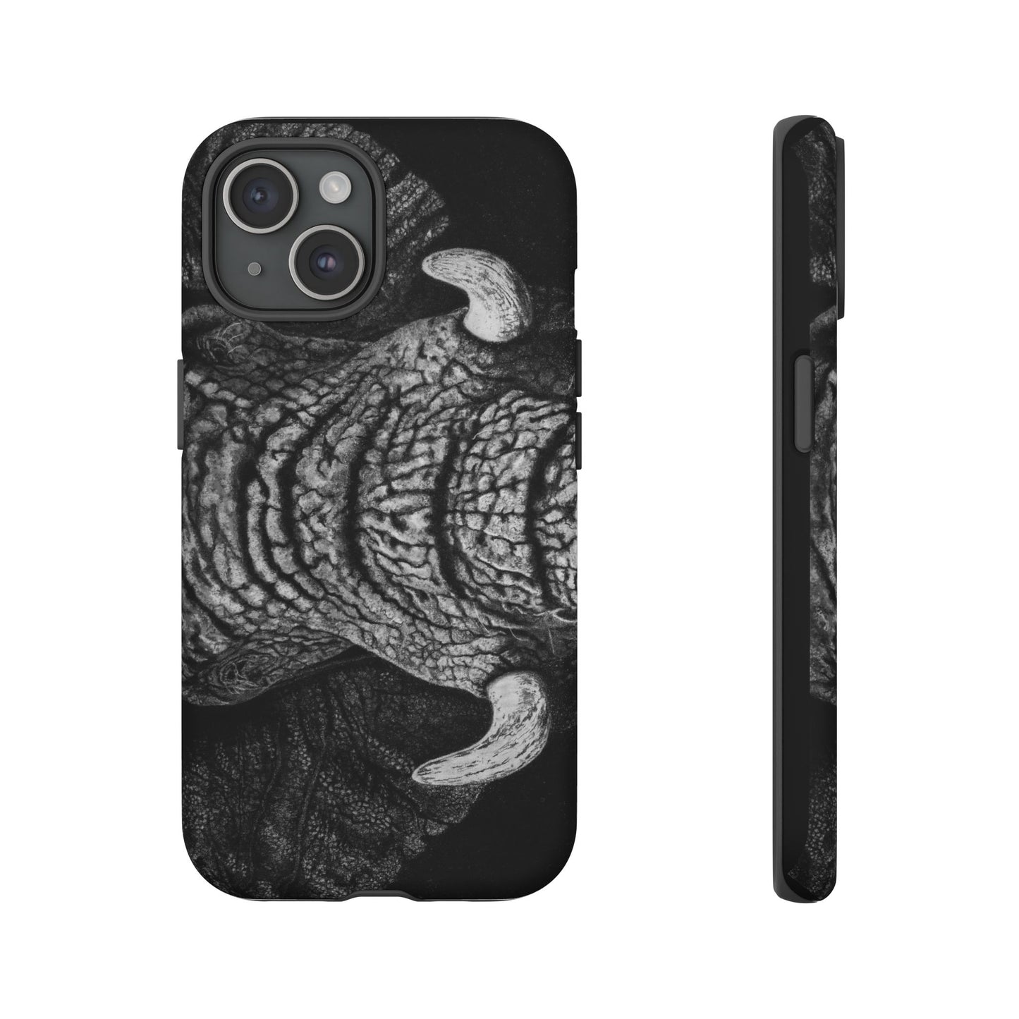 Ebony and Ivory, Elephant Phone Case, Tough Cases