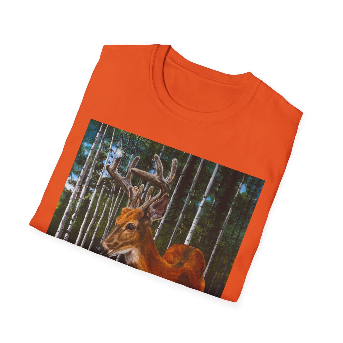 Velvet Crush, Deer Unisex Softstyle T-Shirt