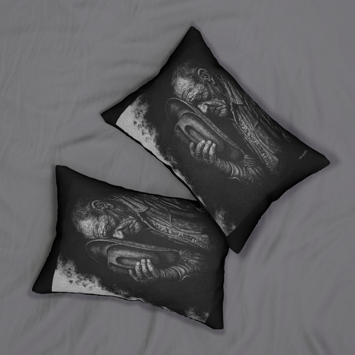 Cowboys Prayer. Lumbar Pillow