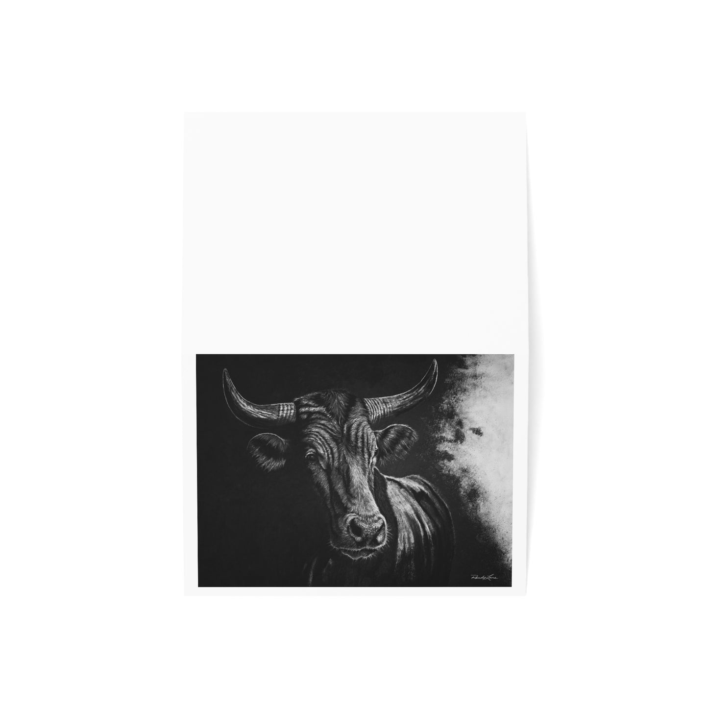 Stonebreaker. Bucking Bull Greeting Cards