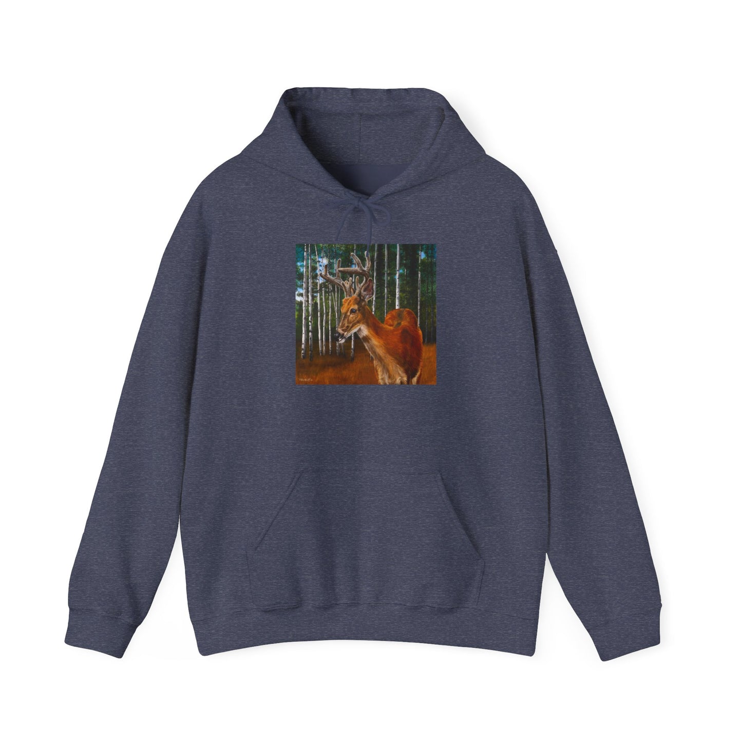 Velvet Crush, Deer Unisex Heavy Blend™ Hooded Sweatshirt