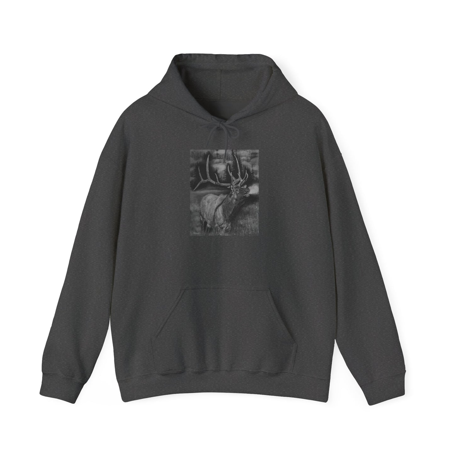 Mountain Music, Elk Unisex Hooded Sweatshirt