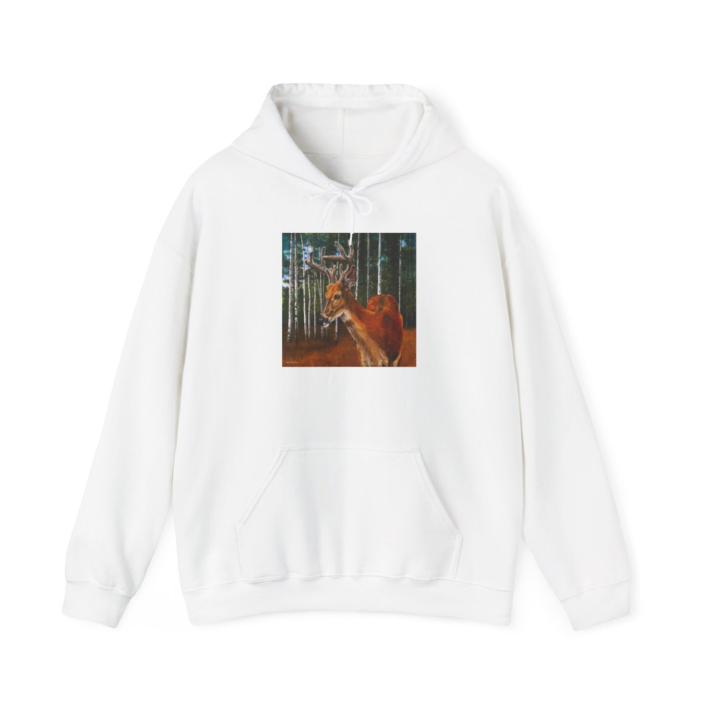 Velvet Crush, Deer Unisex Heavy Blend™ Hooded Sweatshirt