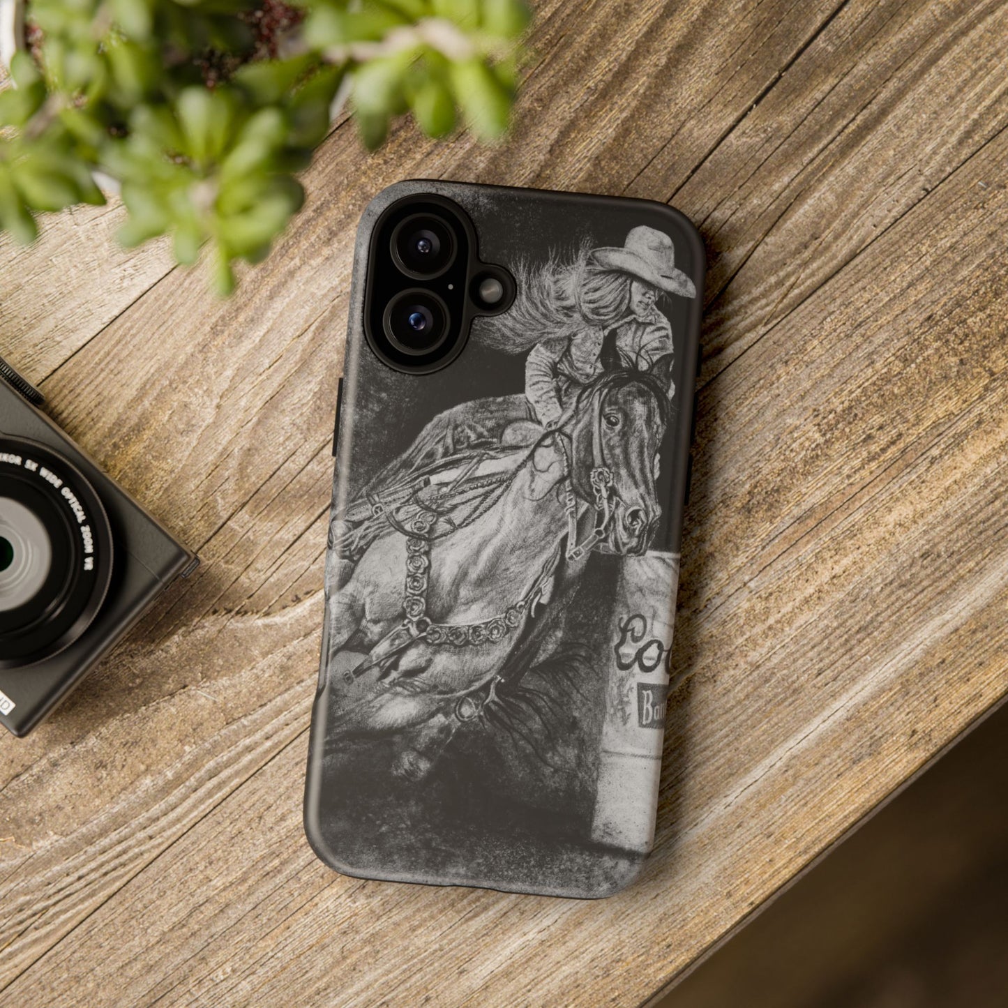 Sophie's Run. Rodeo Barrel Racer Phone Case
