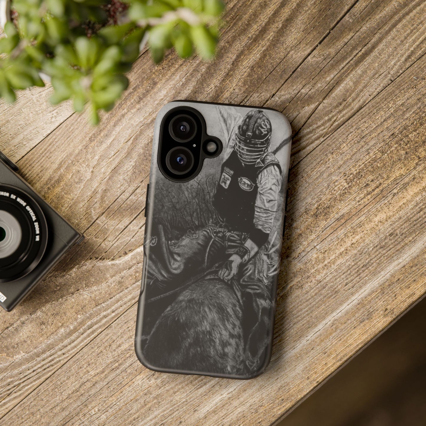 Gettin Frosty. Bull Rider Tough Cases: Durable Phone Case