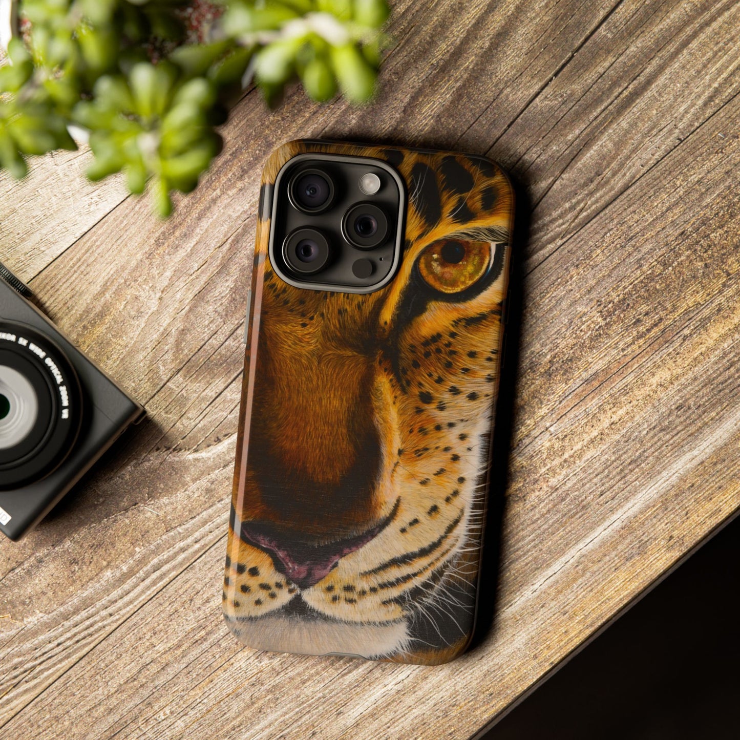 Windows to the Soul, Leopard Phone Case| Tough Cases