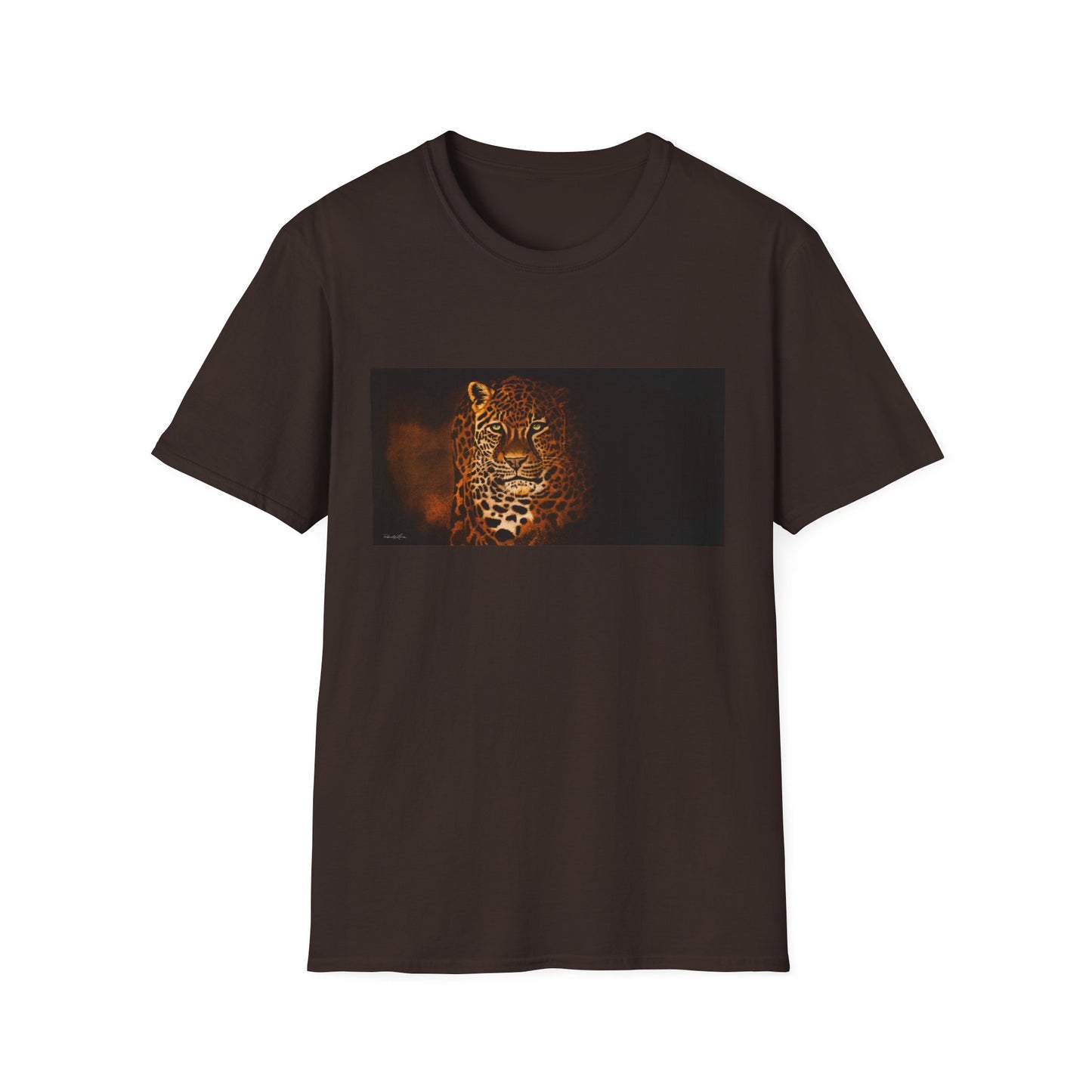Shadow Hunter, Leopard Unisex Softstyle T-Shirt
