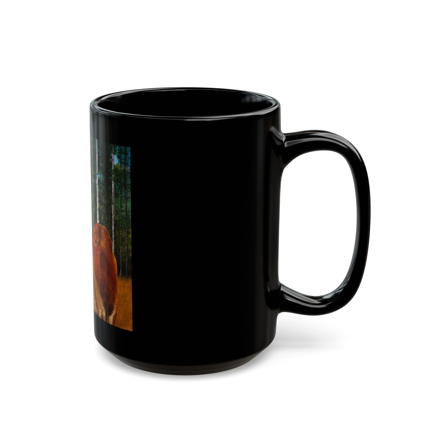 Velvet Crush, Deer Black Mug