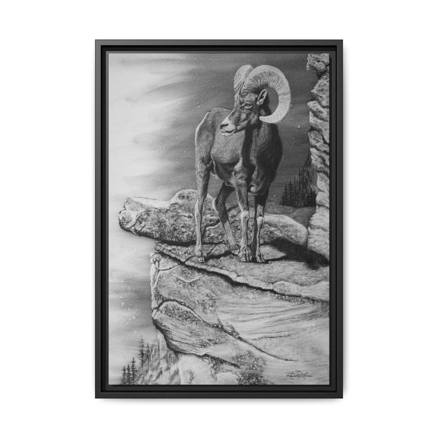 Legendary, Bighorn Sheep Framed Fine Art Print
