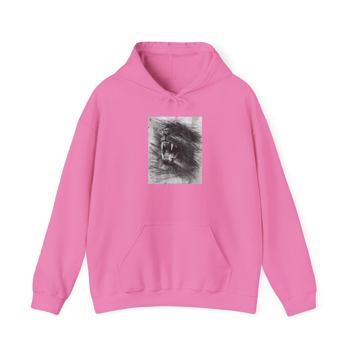 Let the Lion Roar, Lion Graphic Hoodie, Unisex Heavy Blend Hooded Sweatshirt