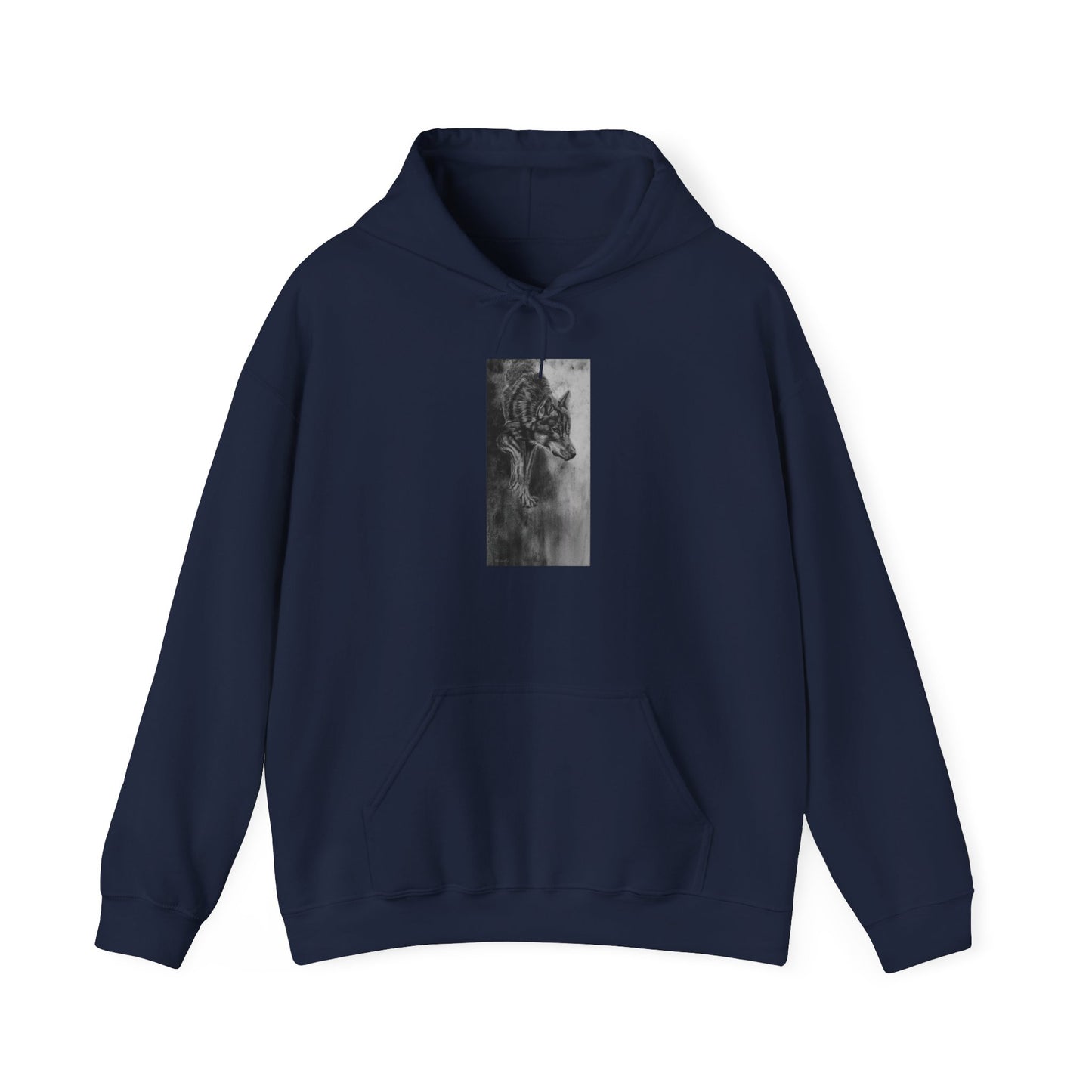 Specter, Wolf Unisex Hooded Sweatshirt