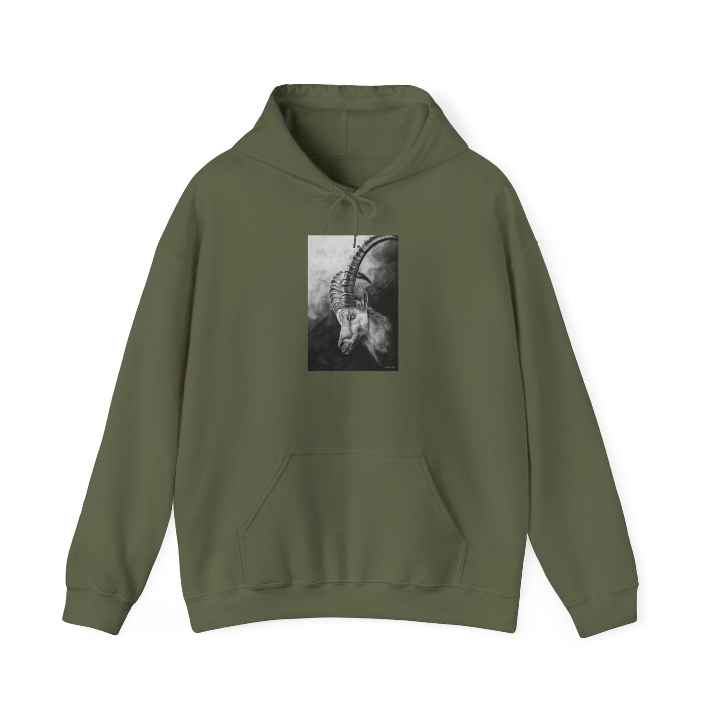 Apex, Alpine Goat Graphic Unisex Hoodie