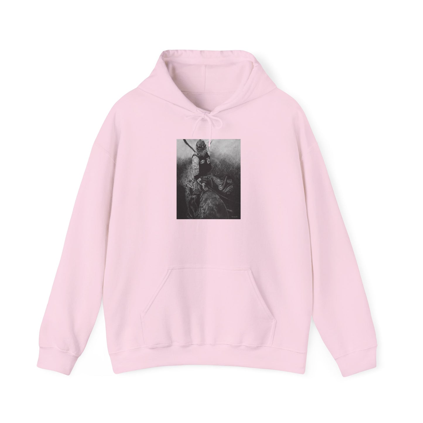 Gettin Frosty. Bull Rider Unisex Hooded Sweatshirt