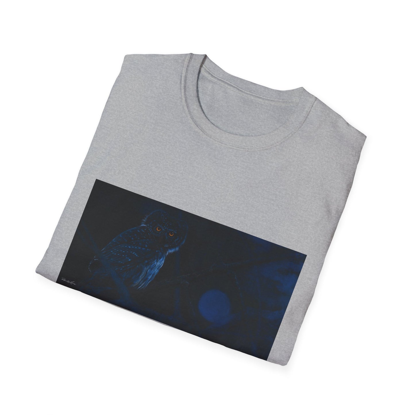 Bright Eyes, Owl theme Unisex Softstyle T-Shirt