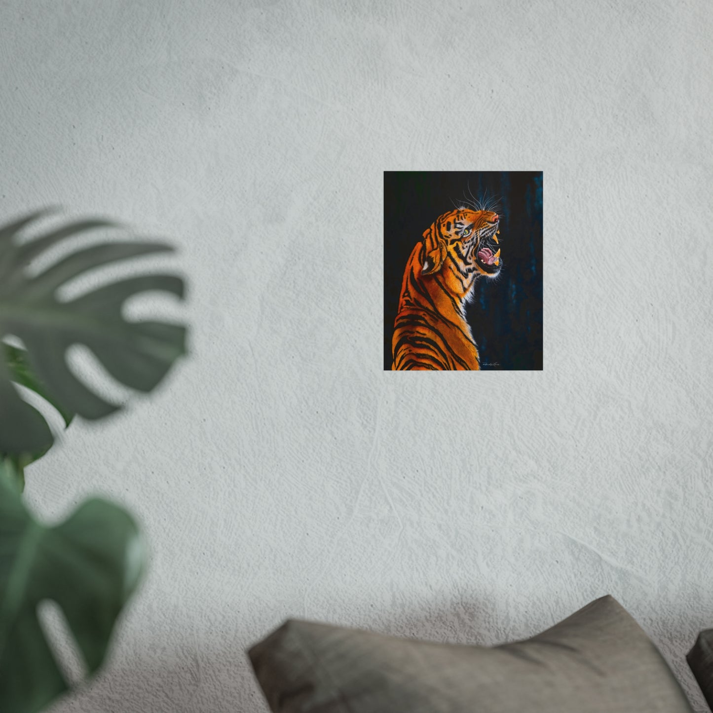 Beautifully Bold, Roaring Tiger Fine Art Print