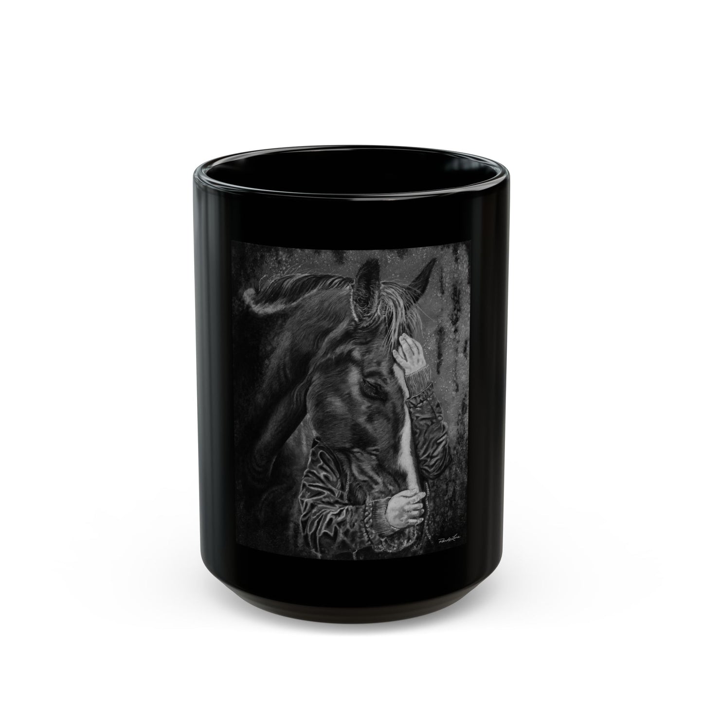 Secrets. Horse Lover's Black Mug