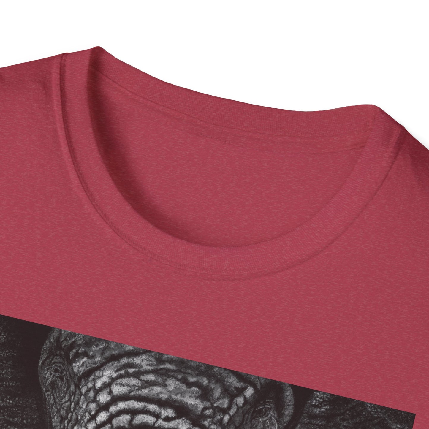Ebony and Ivory, Elephant Graphic Unisex Softstyle T-Shirt