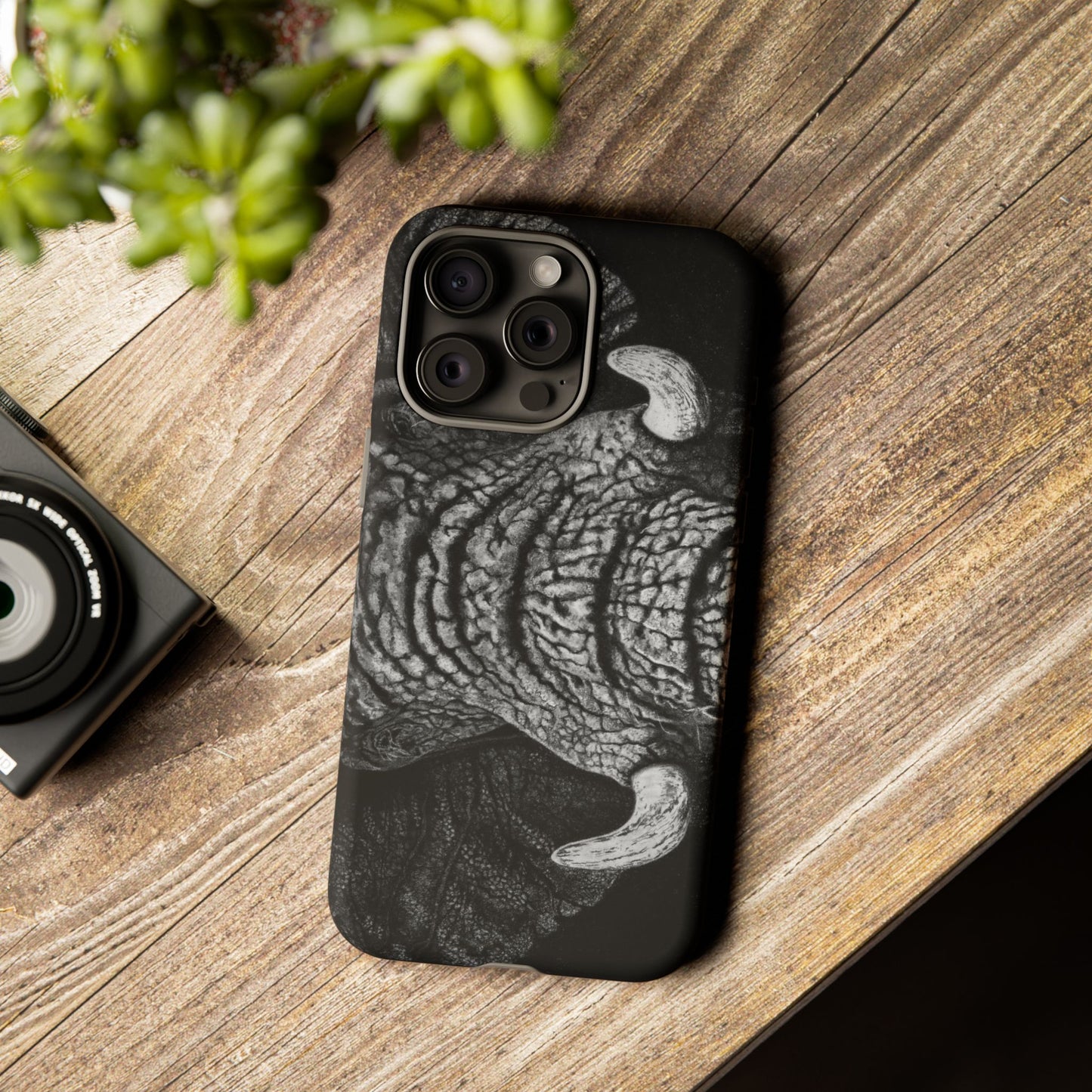 Ebony and Ivory, Elephant Phone Case, Tough Cases