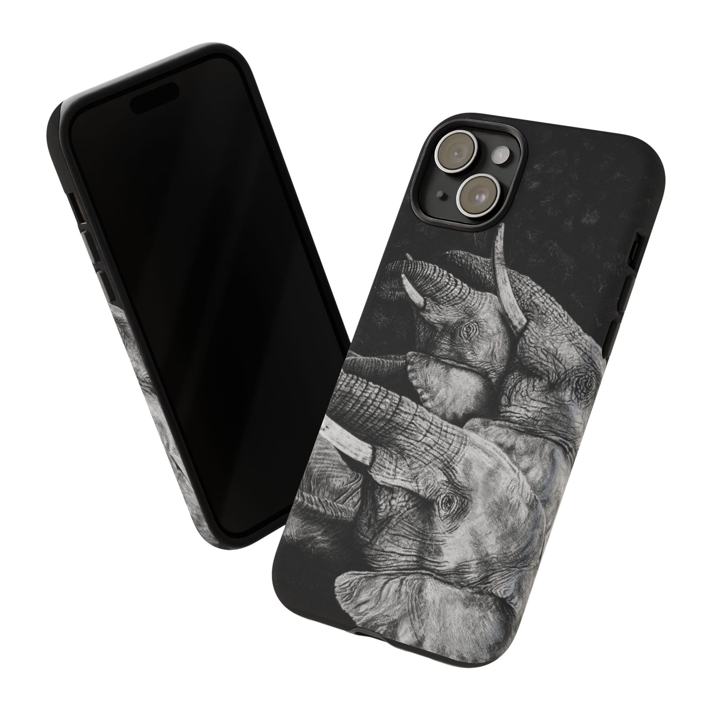 Brushland Bond. Elephant Art Tough Phone Case