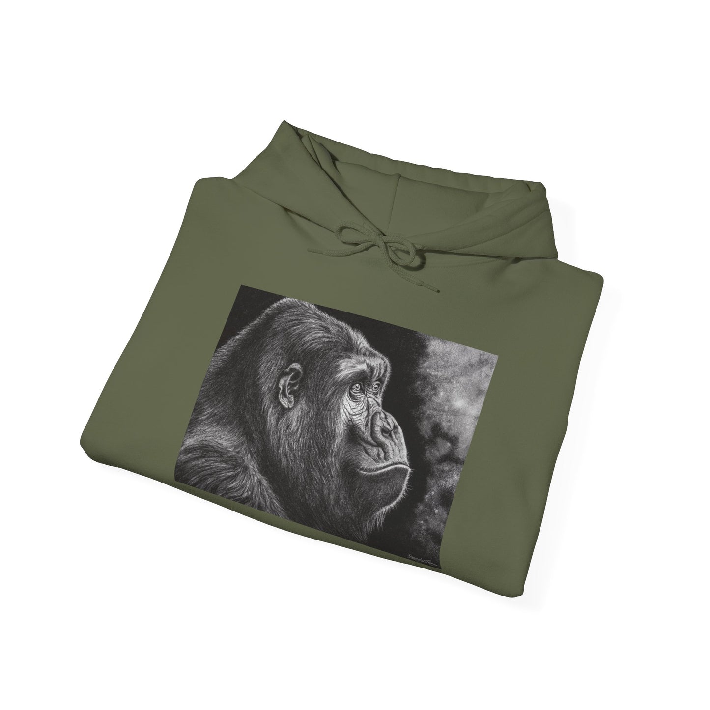Gorilla Portrait Unisex Hoodie