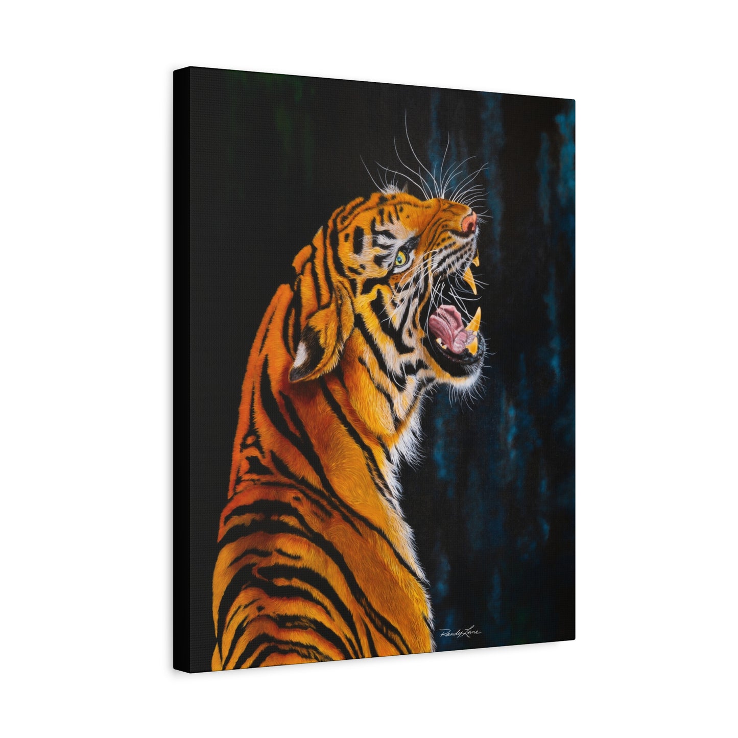 Beautifully Bold, Roaring Tiger Canvas Art