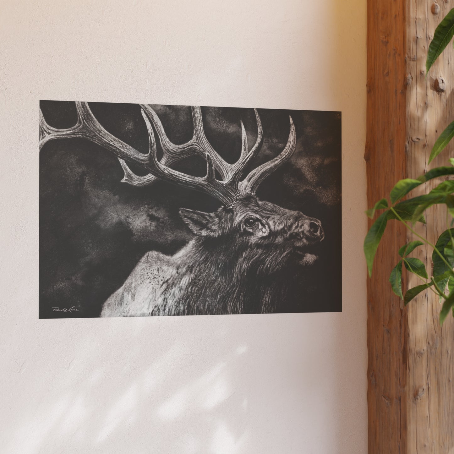 Gladiator, Bull Elk Portrait Fine Art Print (Satin or Archival Matte)