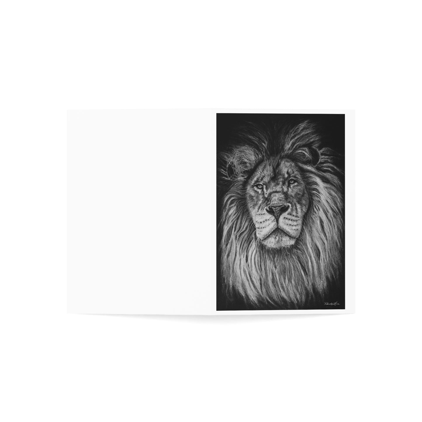 The Mane Event, Lion Greeting Cards (1, 10, 30, and 50pcs)
