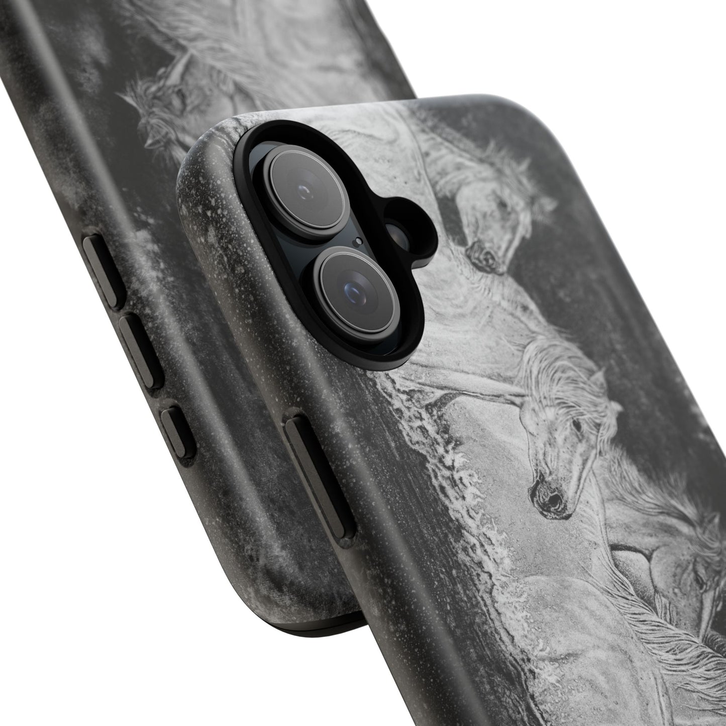 Night Swim, Horse-Themed Phone Case, Stylish Tough Cases