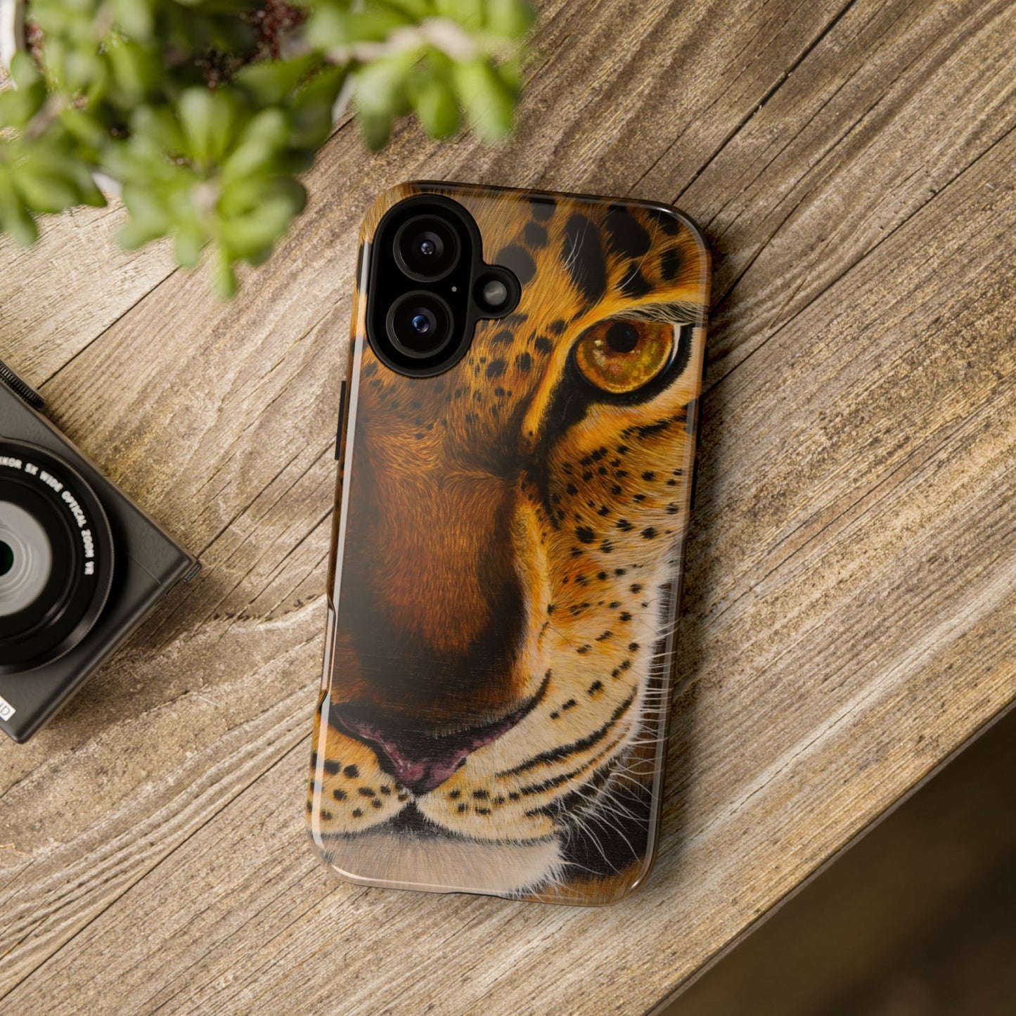 Windows to the Soul, Leopard Phone Case| Tough Cases
