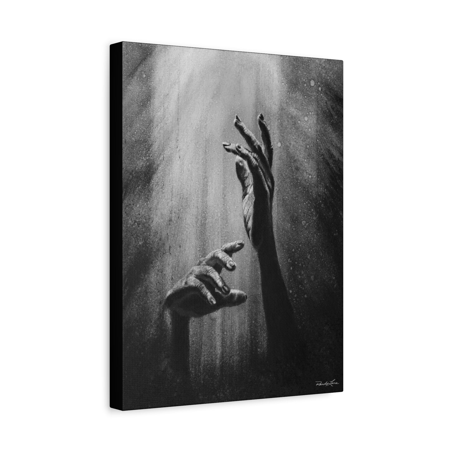 Divine Dance. Artistic Stretched Matte Canvas Wall Art