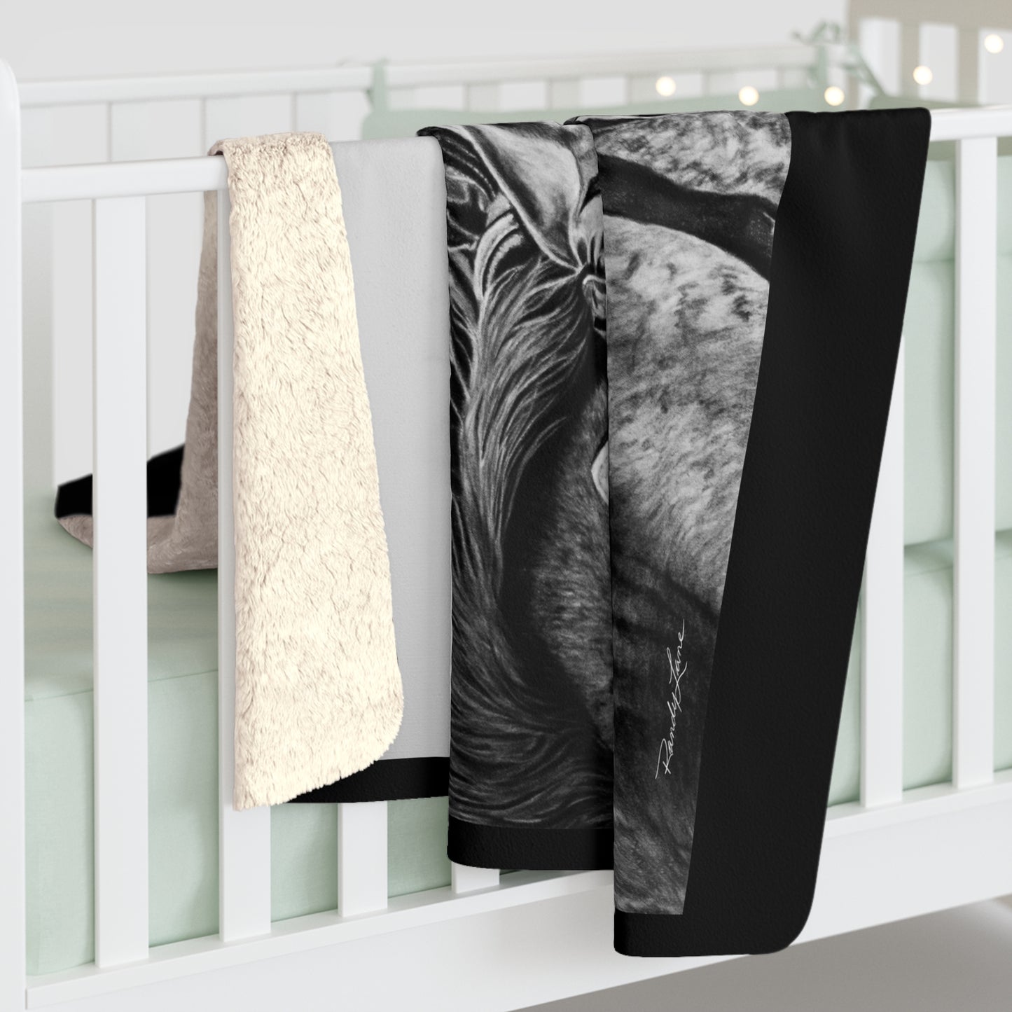 Go Time. Cozy Rodeo Sherpa Fleece Blanket