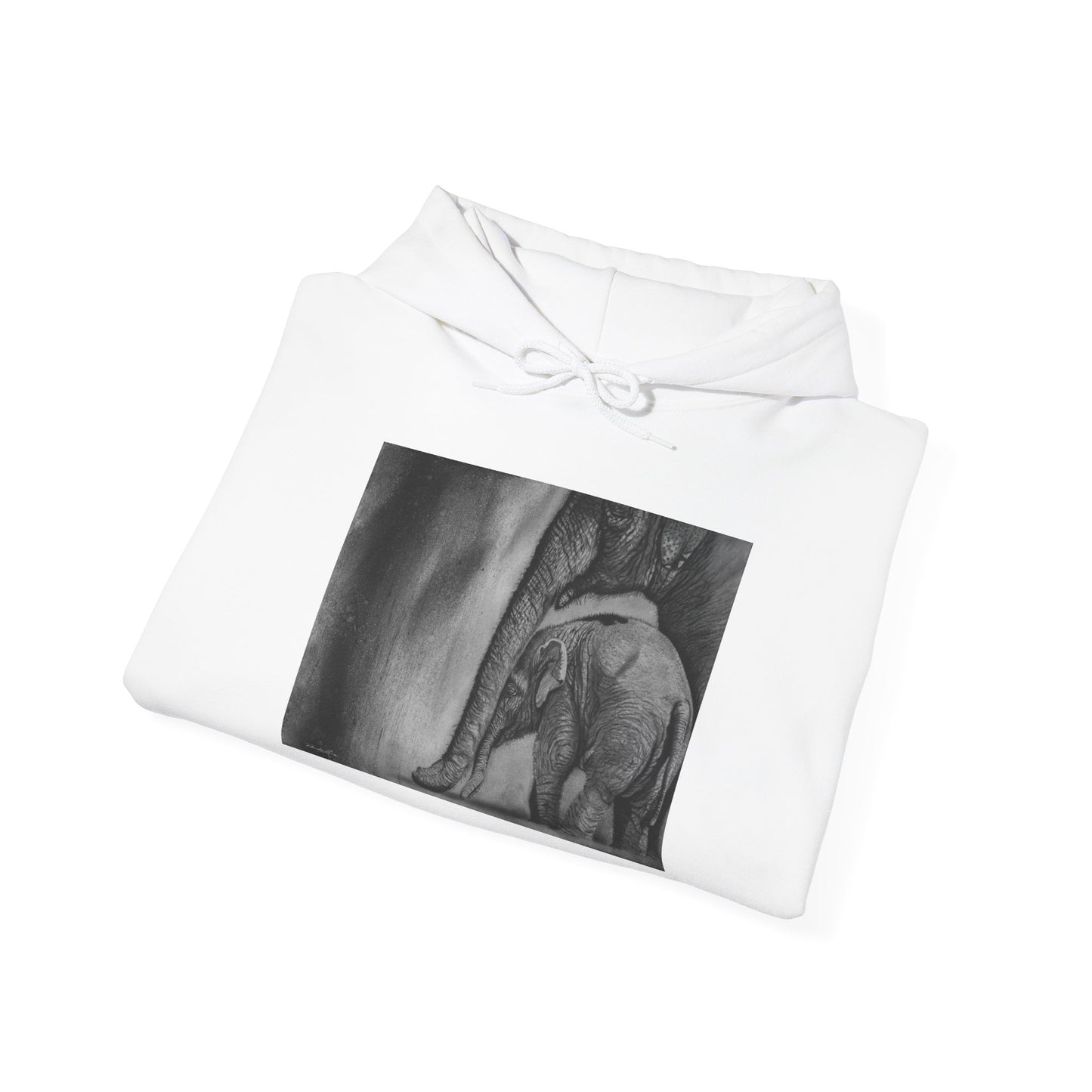 Trunks of Love, Elephant Hoodie Unisex Sweatshirt