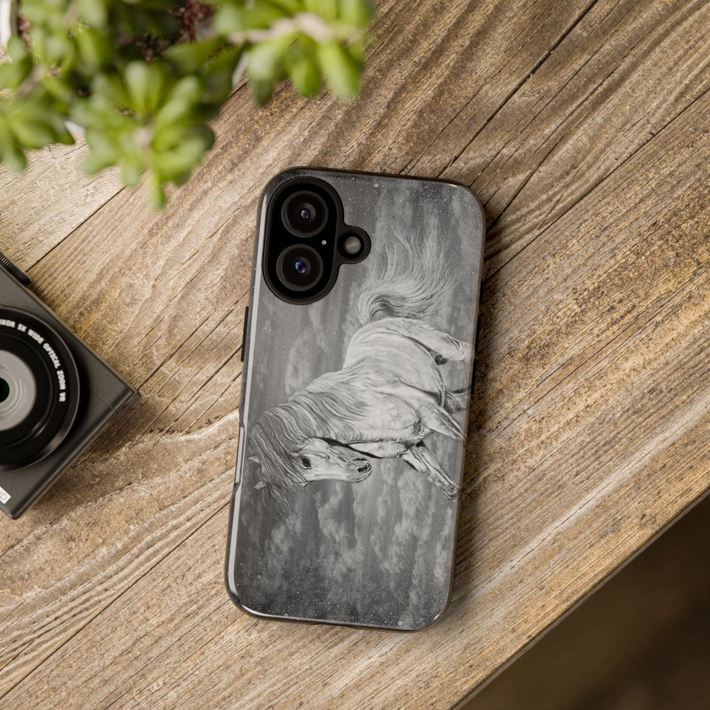 Equine Elegance. Prancing Horse Phone Case