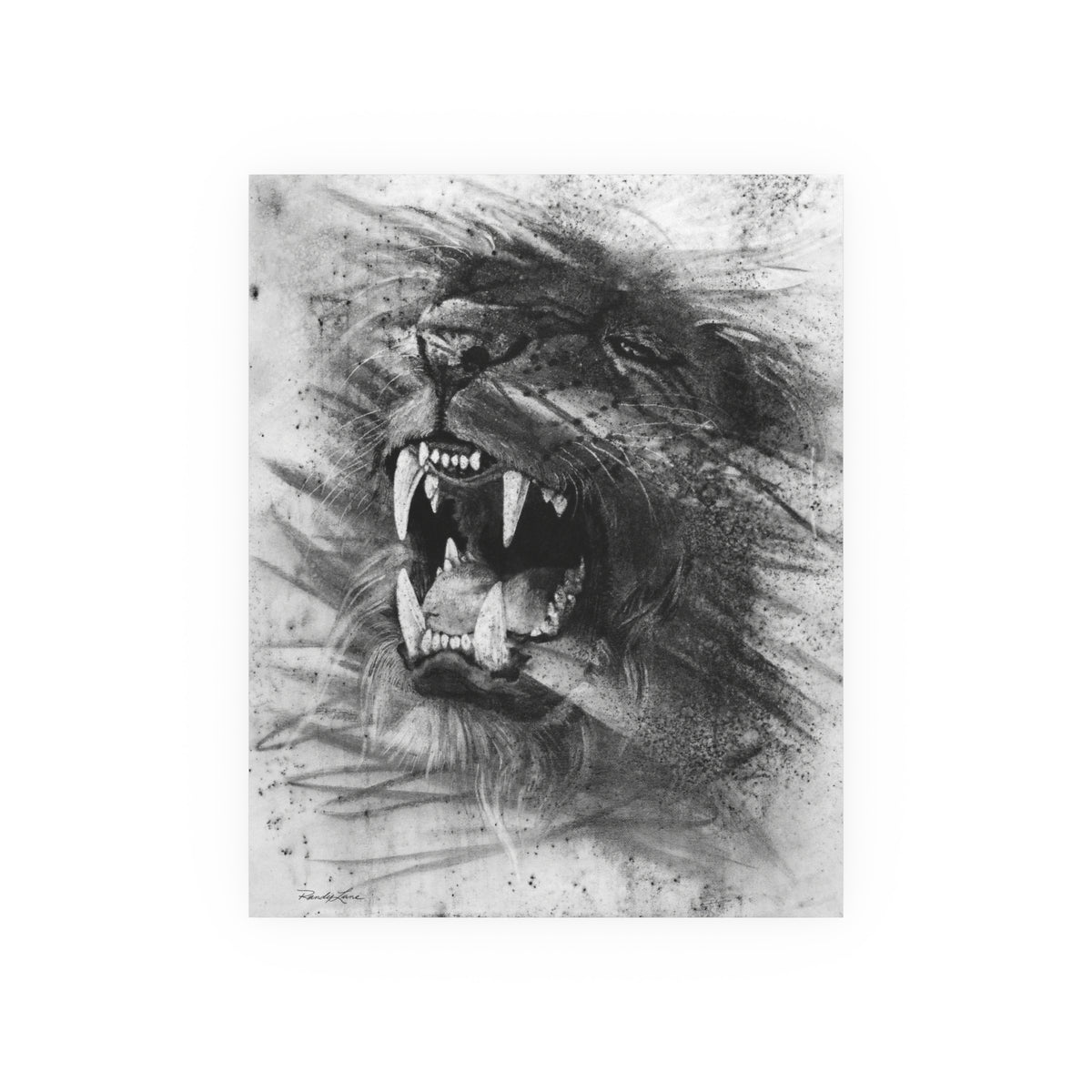Let the Lion Roar, Roaring Lion Fine Art Print (Satin or Archival Matte)