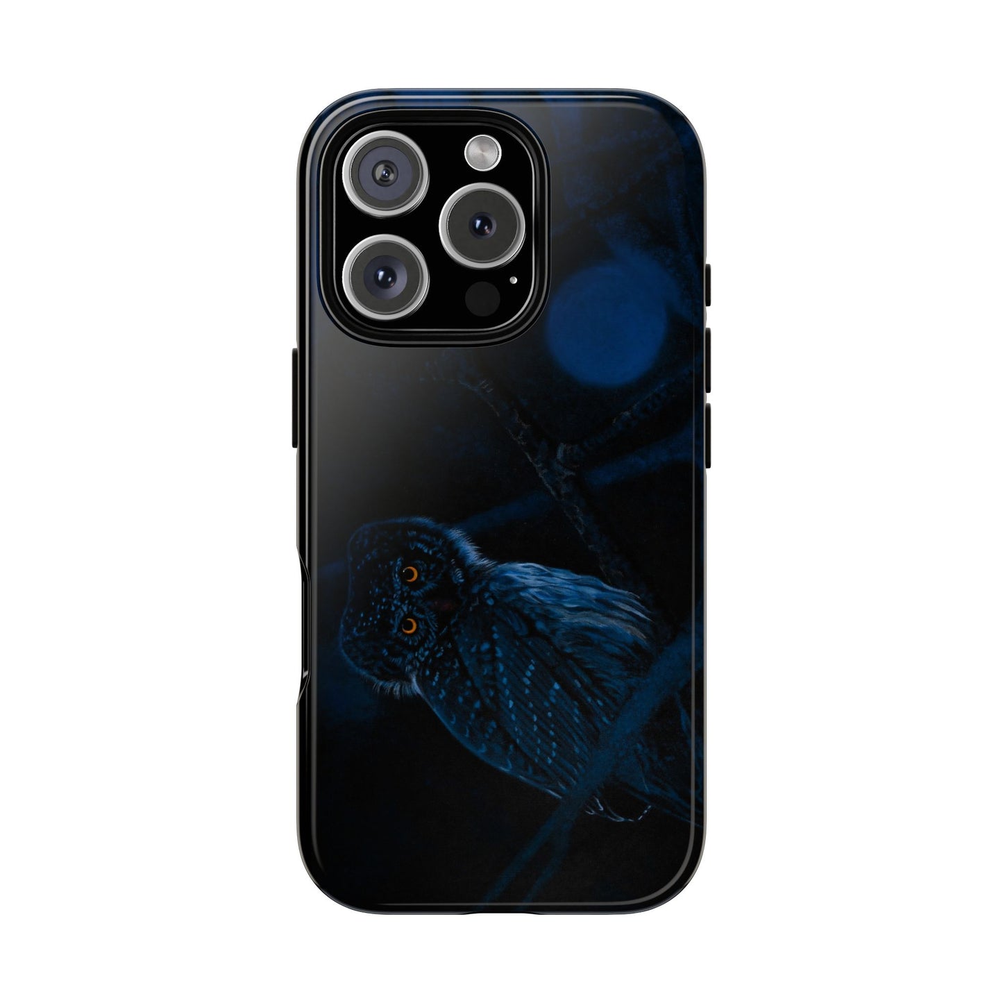 Bright Eyes, Owl Print Phone Case, Tough Cases