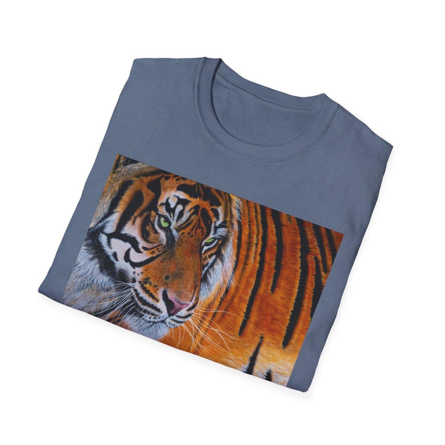 Tiger Stripe, Tiger Graphic T-Shirt, Unisex Softstyle Tee