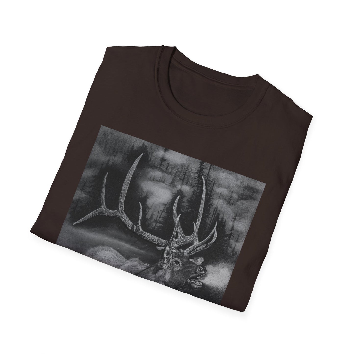 Mountain Music, Elk Unisex Soft T-Shirt